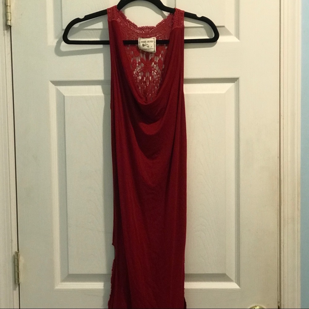 Bodycon high slit dress